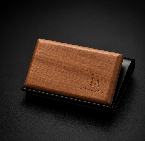 Lila Aura Wood Car Freshener