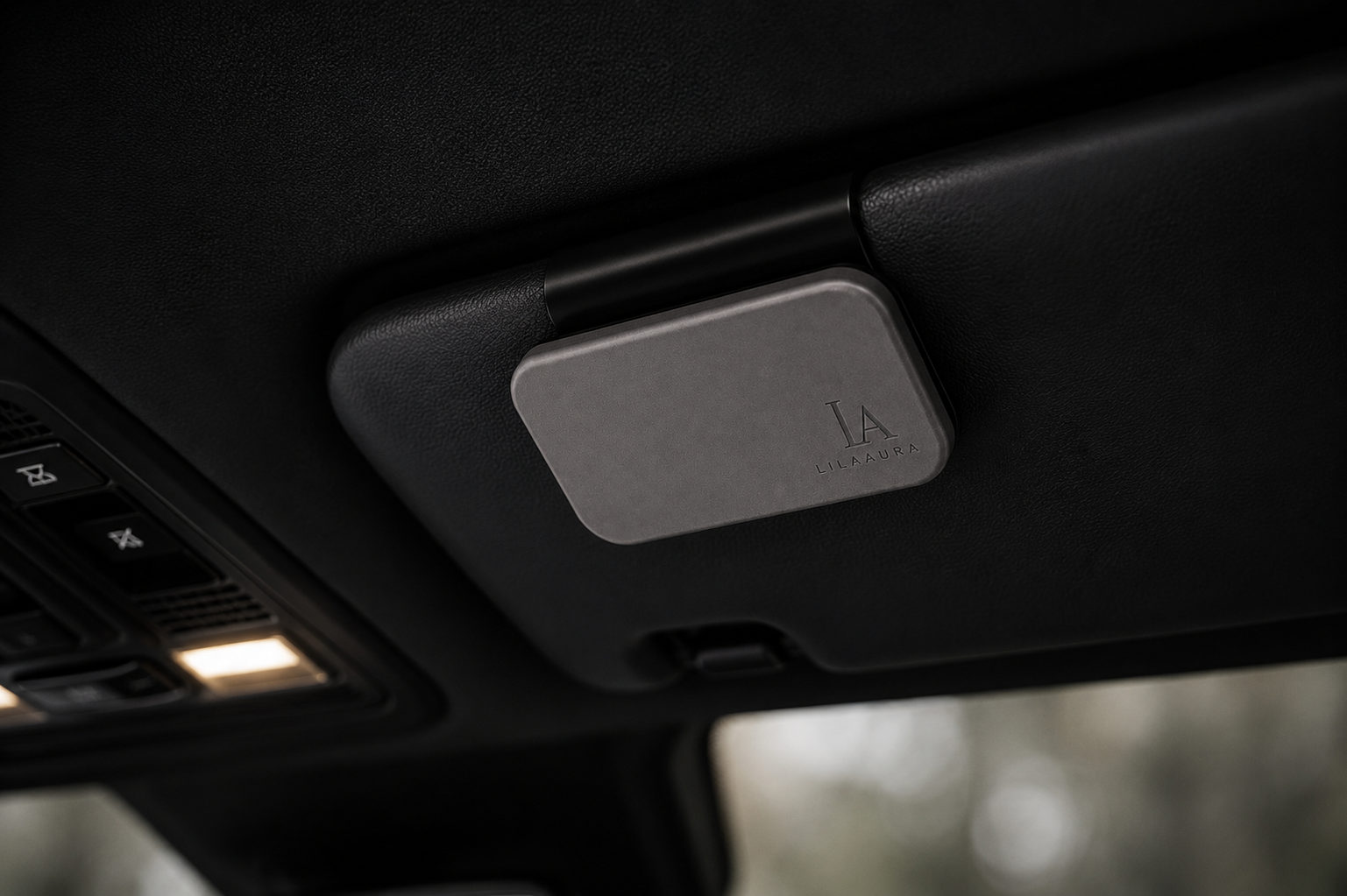 Lila Aura Stone Car Freshener