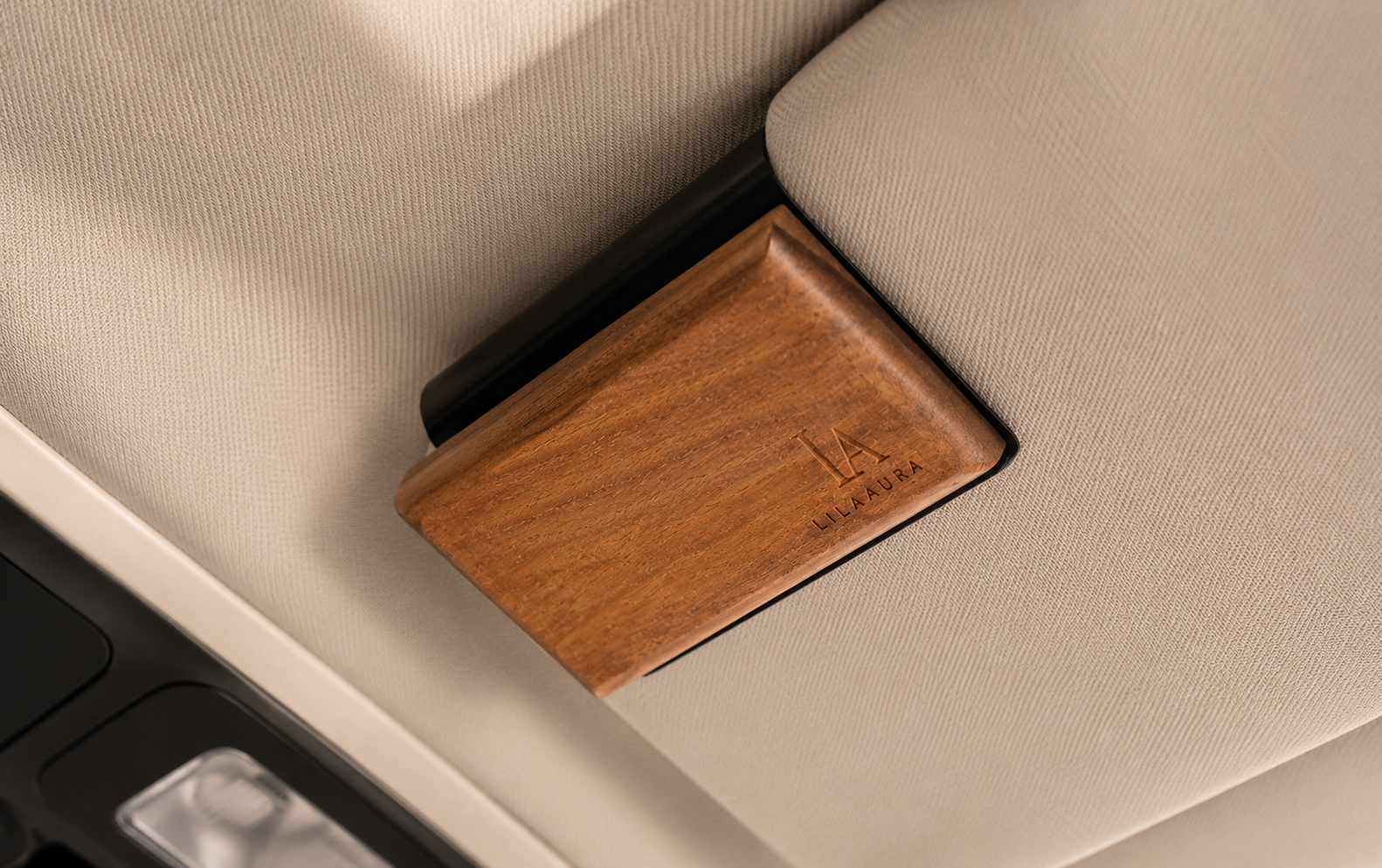 Lila Aura Wood Car Freshener